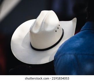 White Cowboy Hat Taken During A Texas Music Festival