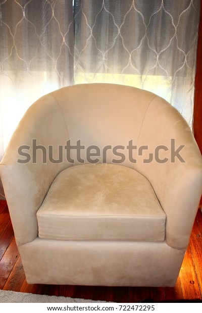 cream comfy chair
