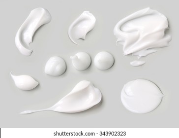 white cream texture