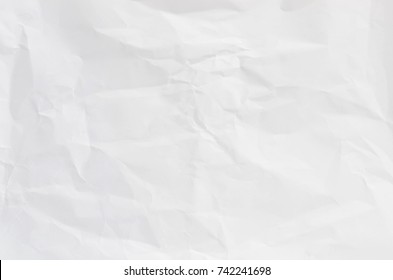 White Creased Paper Background Texture