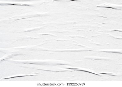 White Creased Poster Texture