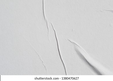 White Creased Poster Texture