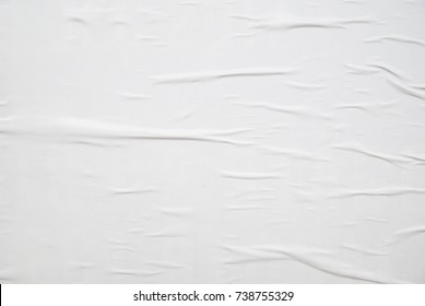 white creased poster texture - Shutterstock ID 738755329