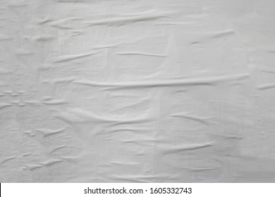 White creased textured minimal empty street poster paper