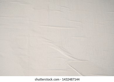 White Crinkled Textured Poster Paper Texture