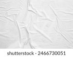 white crumpled and creased paper poster texture background