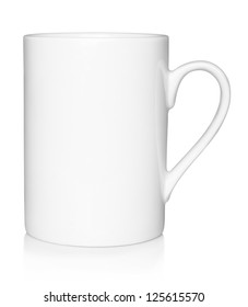 White Cup On White Background