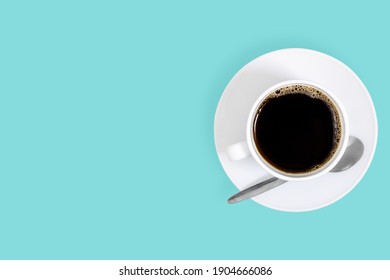 White Cups Coffee On Bright Colored Stock Photo 1904666086 | Shutterstock