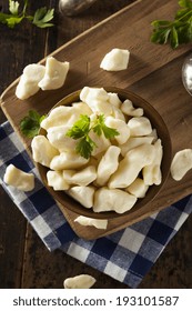 White Dairy Cheese Curds In A Bowl