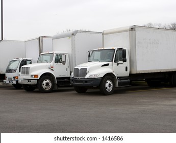 White Delivery Trucks