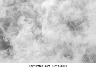 White Dense Smoke Background Texture