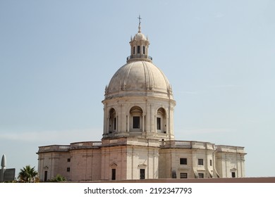 White Dome Panteão Nacional In Lisbon