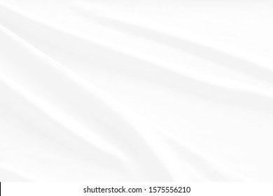 White Drapery Fabric Texture Background Stock Photo 1575556210 ...