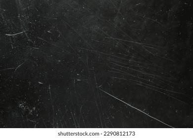 White dust and scratches on black background great for overlays - Shutterstock ID 2290812173