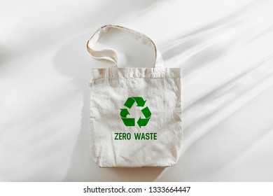 White eco bag mockup,  shopping sack blank template  with copy space. 