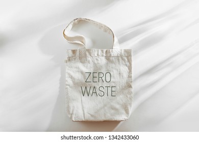 White eco bag mockup,  shopping sack blank template  with copy space. 