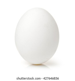 White Egg - Isolated On White Background