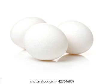 White Egg - Isolated On White Background