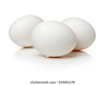 White Egg - Isolated On White Background