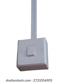 a white electrical socket in the wall
