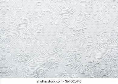 White Embossed Wedding  Style Paper Background