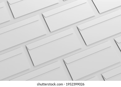 White Envelope with Empty Design