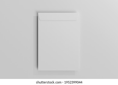 White Envelope with Empty Design