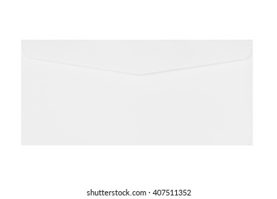 White Envelope Isolated On White Background.