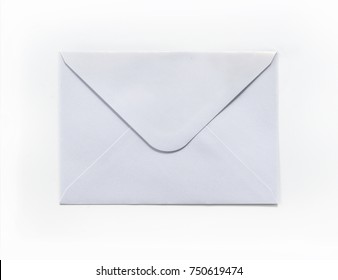 White Envelope On White Background