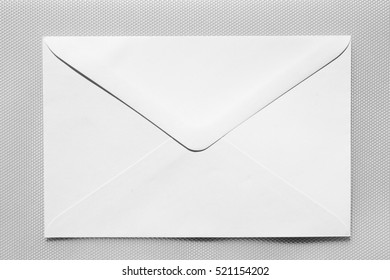 White Envelope On Plastic