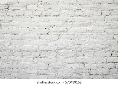 White Exterior Wall Painted Bricks Stock Photo 570439162 | Shutterstock