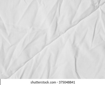 White Fabric Cloth Bedsheet Texture