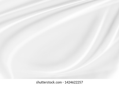 White Fabric Cloth Wave Texture Background Stock Photo (Edit Now ...