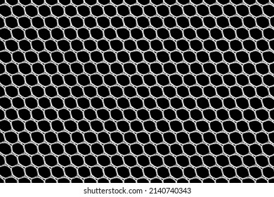 White fabric mesh. Simple black and white geometric texture. Laundry and sport mesh pattern. Endless abstract background
				
				