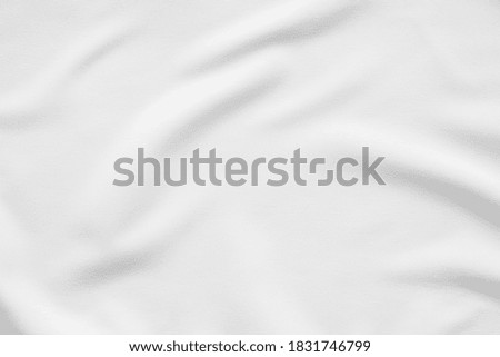 White fabric smooth texture surface background