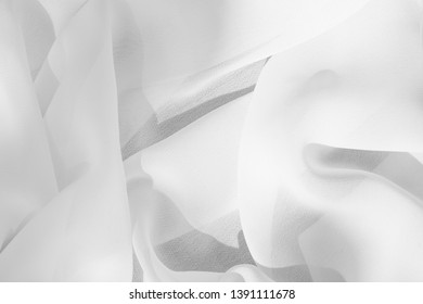 White fabric texture white background