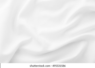 white fabric texture background - Shutterstock ID 495531586