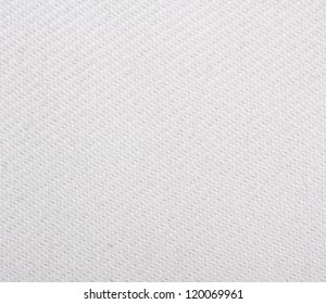 White Fabric Texture. Clothes Background. Close Up