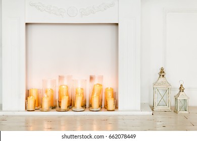 Fake Fireplace Images Stock Photos Vectors Shutterstock