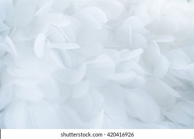 white feathers or White fabrics background , Wedding, Valentine, Engagement, Anniversary theme - Shutterstock ID 420416926