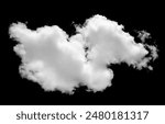 white fluffy cloud isolated black background. concept effect design smoke fog, smog cloudy cutout. abstract cloud, mist overlay on Sky Summer. grey dark storm condensation