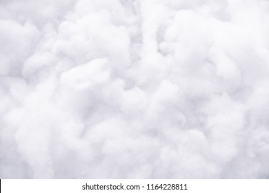 white fluffy cotton background, abstract luxury wadding cloud texture