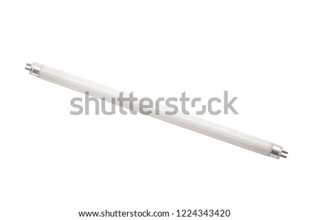 white fluorescent lamp close-up