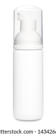 White Foam Deodorant Bottle Template