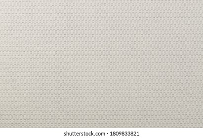 White Foam Mat Texture Background Top View. Beige Vinyl Rubber Carpeting, Pvc Mat Pattern, Nylon Doormat Wallpaper. Soft Rubber Carpet Rug Mockup With Copy Space