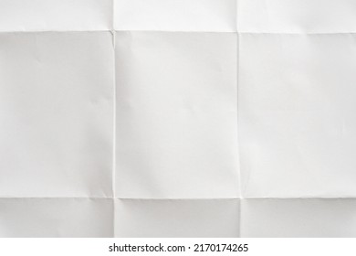 White Folded Wrinkled Paper Texture Background Stock Photo 2170174265 ...