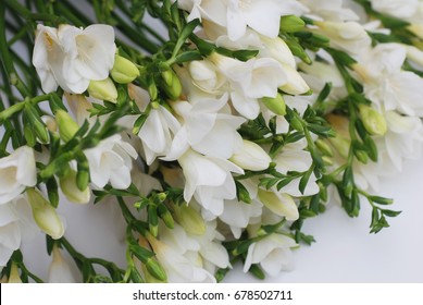 freesia flowers bouquet