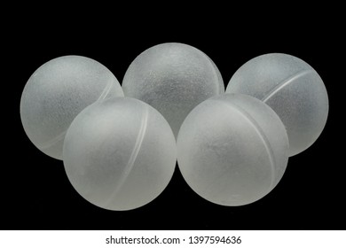 White Frosted Plastic Balls Deodorants 