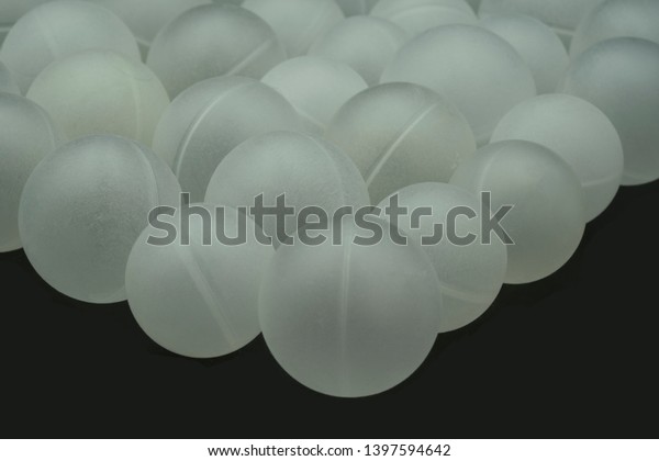 frosted plastic ball