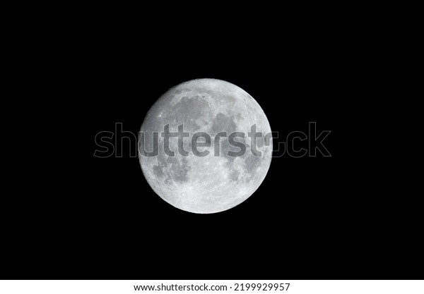 White full moon. Mid-Autumn\
Moon.